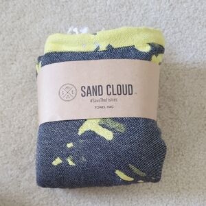 Brand New Sand Cloud Towel Bag in Yellow and Black